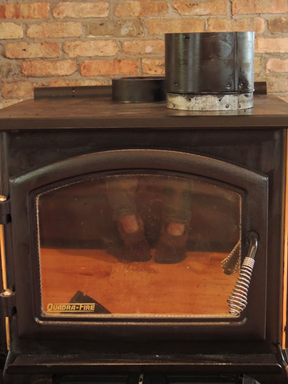 wood stove