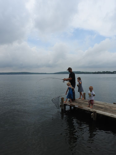 carp fishing - with kids