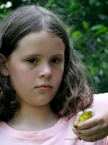 Ivy's best frog face